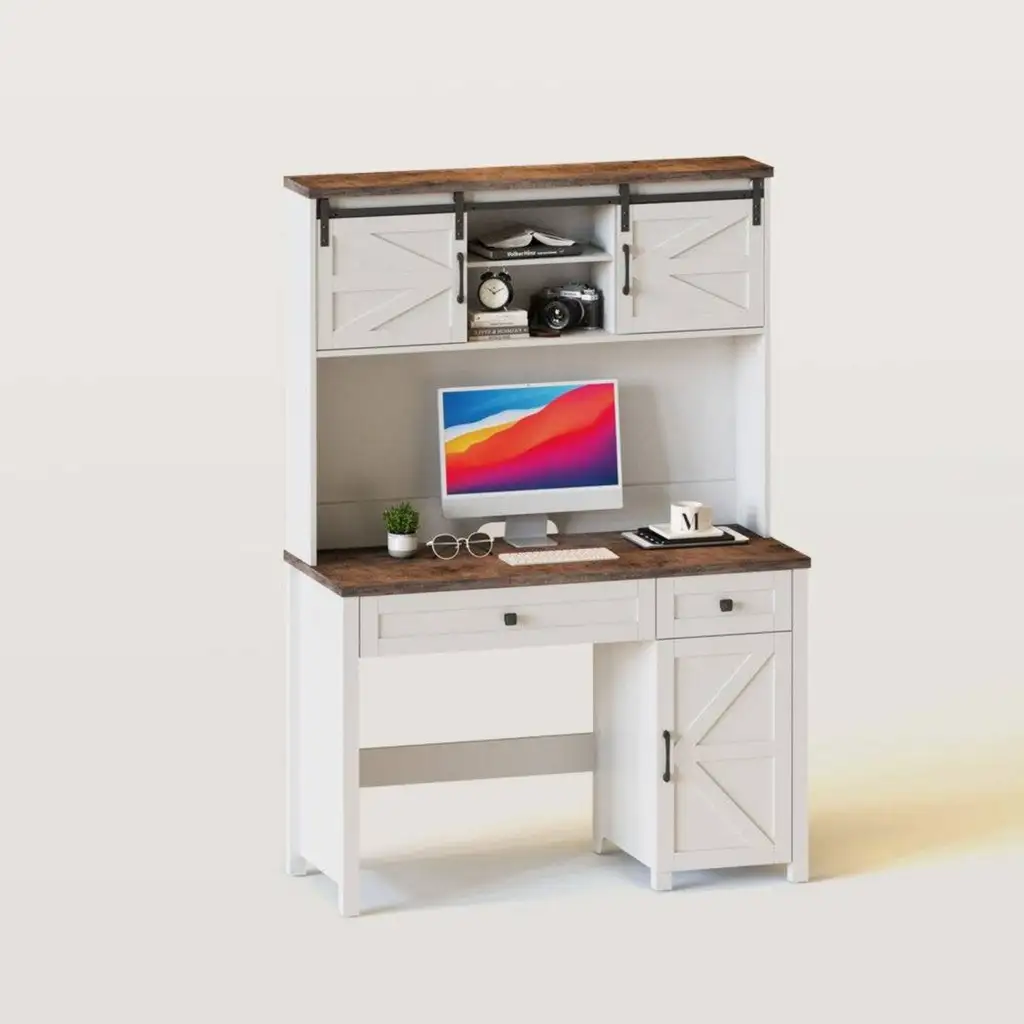 47in Farmhouse Executive Computer Desk 6071 47in Farmhouse Executive Computer Desk 6071