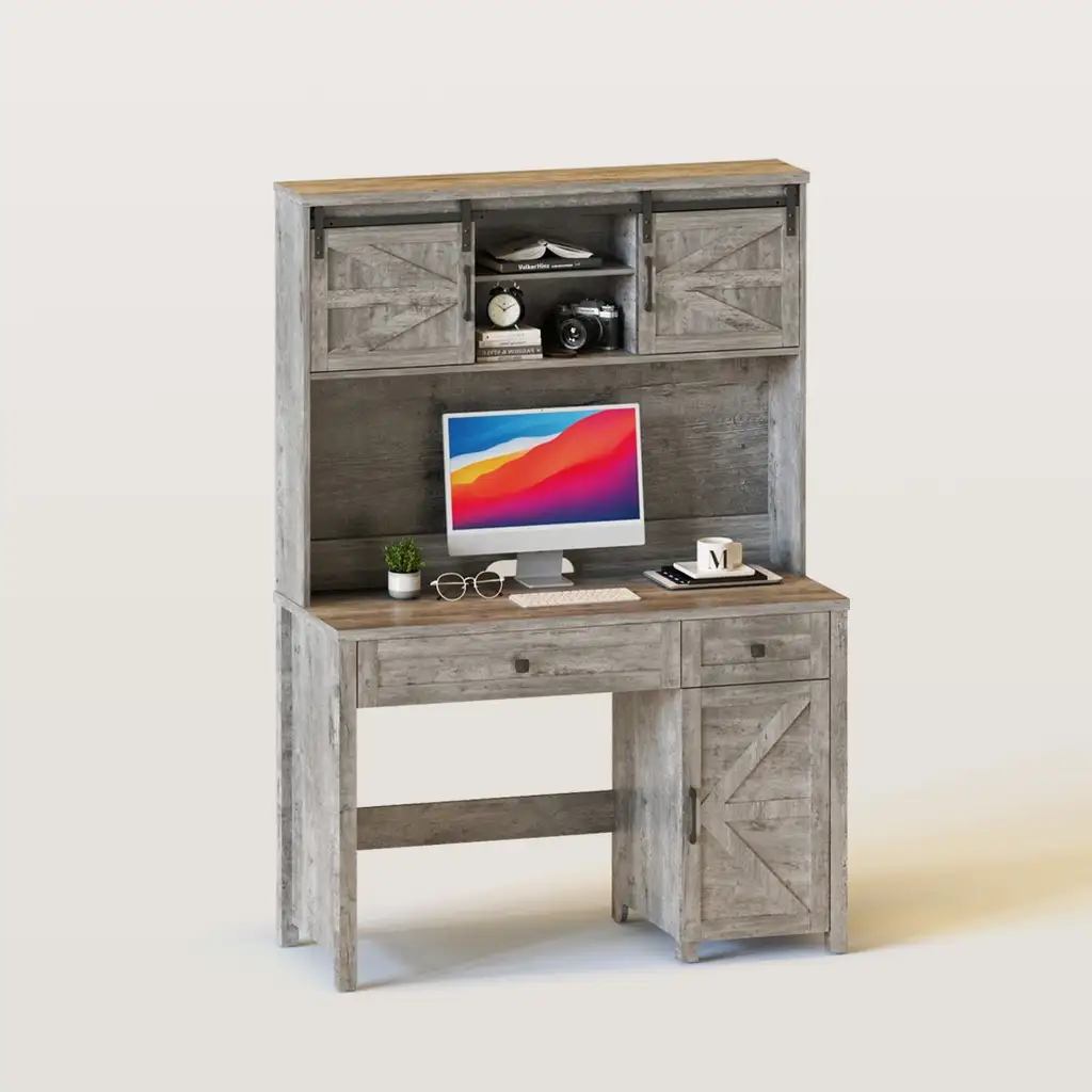 47in Farmhouse Executive Computer Desk 8509 47in Farmhouse Executive Computer Desk 8509