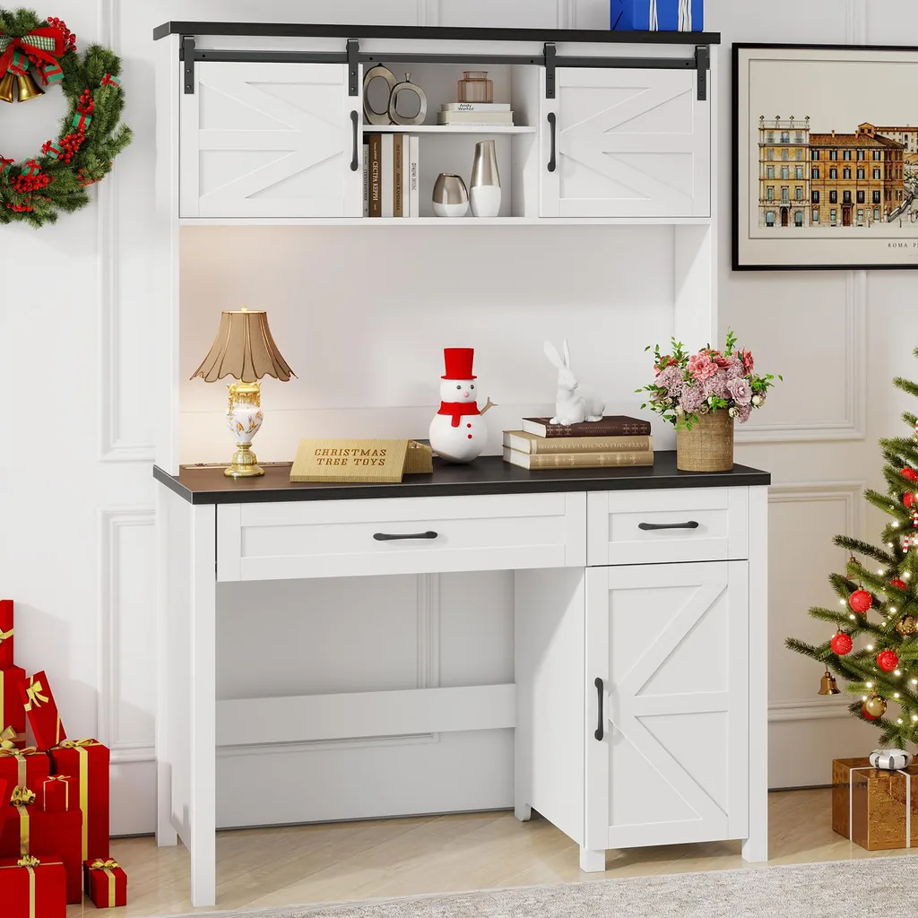 47in Farmhouse Executive Computer Desk 9896 47in Farmhouse Executive Computer Desk 9896