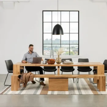 Extendable Bench For Dining Room Seat Up To 6 People 8978