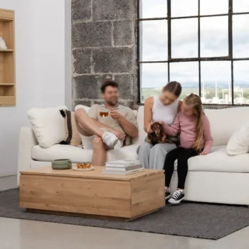 Lift Up Wooden Coffee Table With Storage Space 9007