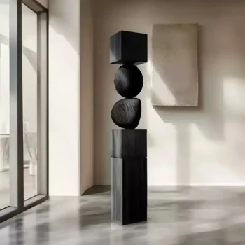 Modern Art Decor Stylish Wooden Abstract Sculpture 5231