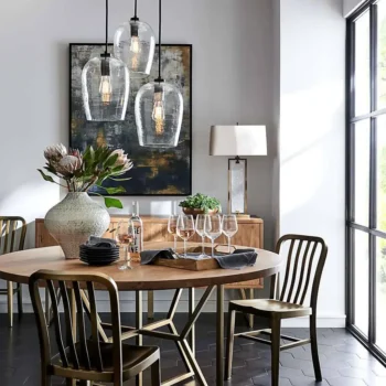 Modern Pure Aluminum Dining Chair With Footrest 4176