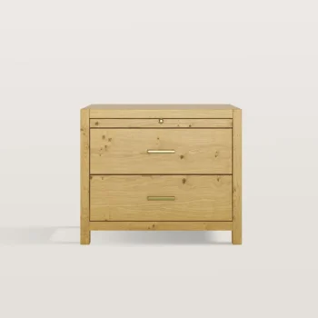 Simplicity Nightstand With Extendable Tray And 2 Drawer 5308